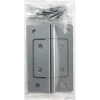 和気産業 WAKI フラッシュ丁番 BH452 76MM シルバー 2個入り BH452 1S(2個)