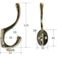 和気産業 WAKI 真鍮フック IK105 コウタクブラス