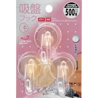 和気産業 WAKI 吸盤フック KYH203ヨコフリ30 3個入り KYH203 1Pk(3個)