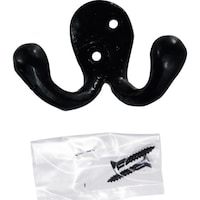 和気産業 WAKI ローブフック IK204 D33mm ブラック IK204 1個