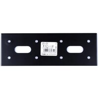 和気産業 WAKI 黒巾広プレート長穴 BY059 180mm