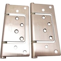 和気産業 WAKI フラッシュ丁番DX BH378 102MM ヘアーライン 2個入り BH378 1S(2個)