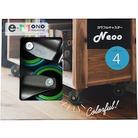 和気産業 WAKI カラフルキャスター4 Neoo GG75 ブルー 4個入り GG75 1袋(4個)