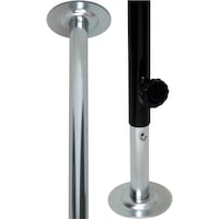 和気産業 WAKI 伸縮ポール 中 EMP050 13502050 クロ EMP050 1本