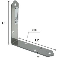 和気産業 WAKI ステンレス金折隅金 BK813 150MM BK813 1個