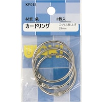 和気産業 WAKI カードリングφ29 KP018 Ni 3個入り