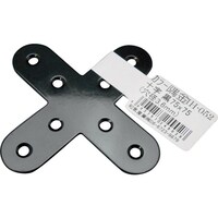 和気産業 WAKI カラー隅金 十字 黒 IH052 75X75 IH052 1個