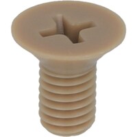 ヤハタネジ YAHATA 樹脂(PEEK) サラ小ねじ M3X8 (500本入) 4580172751932 1箱(500本)