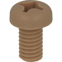 ヤハタネジ YAHATA 樹脂(PPS) なべ小ねじ M4X8 (500本入) 4580172751659 1箱(500本)