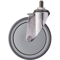 ハンマーキャスター ハンマー オールステンレス静シリーズねじ込みウレタ