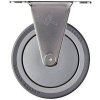 ハンマーキャスター ハンマー オールステンレス静シリーズE型固定ウレタン車