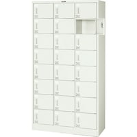 トラスコ中山 TRUSCO シューズケース 24人用 900X380XH1700 シリンダ錠 SC24PA 1台