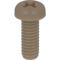 ヤハタネジ YAHATA 樹脂(PEEK) なべ小ねじ M4X30 (500本入) 4580172751826 1箱(500本)