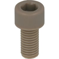 ヤハタネジ YAHATA 樹脂(PEEK) 六角穴付ボルト M3X6 (500本入) 4580172753394 1箱(500本)