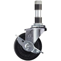 ハンマーキャスター ハンマー パイプ差込SP付ゴム車