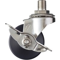 ハンマーキャスター ハンマー SUS ねじ込み SP付 M12(JIS) MCナイロン車50mm