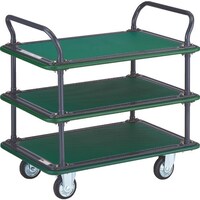 トラスコ中山 TRUSCO ハイグレード運搬車 3段式両袖 946X646mm 309EBN 1台