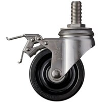 ハンマーキャスター ハンマー SAシリーズオールステンレス自在SP付フェノール車100mm