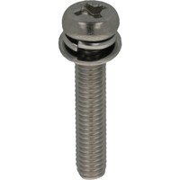 ヤハタネジ YAHATA ナベ組込ねじ 薄板用 P4 ステンレス M4×14 (1100本入) 4580172750515 1箱(1100本)