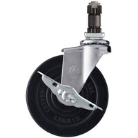 ハンマーキャスター ハンマー パイプ差込SP付ゴム車