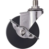 ハンマーキャスター ハンマー SUS ねじ込み SP付 M12(JIS) MCナイロン車75mm