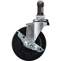 ハンマーキャスター ハンマー パイプ差込SP付ゴム車