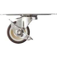 ハンマーキャスター ハンマー オールステンレスコーナー S型 自在SP付 ウレタンB車65mm