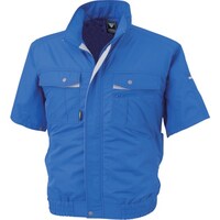 ジーベック XEBEC 空調服テクノクリーンDE半袖ブルゾンXE9802240LL ブルー XE9802240LL 1着