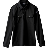 ジーベック XEBEC 長袖ポロシャツ608590SS クロ 608590SS 1着