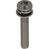 ヤハタネジ YAHATA ナベ組込ねじ 薄板用 P4 ステンレス M4×12 (1300本入) 4580172750508 1箱(1300本)