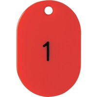 西敬 西敬 番号札大1ー50赤