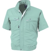 ジーベック XEBEC 空調服テクノクリーンDE半袖ブルゾンXE9802261M モスグリーン XE9802261M 1着