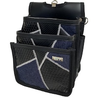 KH KH ギャザーフランケン腰袋 平型3段 紺 FKWB1197N 1個