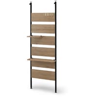 アイリスオーヤマ IRIS 286141 ウッドウォールラック ハーフ棚板付き WLRHT62BR 1台