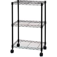 アイリスオーヤマ IRIS 108458 カラーメタルラック ブラック CBM44073B 1台