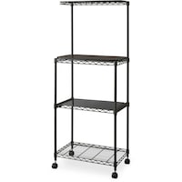 アイリスオーヤマ IRIS 531686 カラーメタルラック レンジ台 ブラウン CMR55134BR 1台