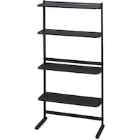 アイリスオーヤマ IRIS 288148 スタイルウォールラック ブラック/ブラック SWR850B 1台