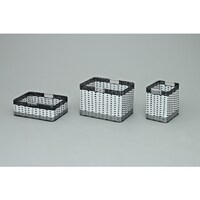 アイリスオーヤマ IRIS 527663 ウッディバスケット深型 ホワイト IMK38DW 1個