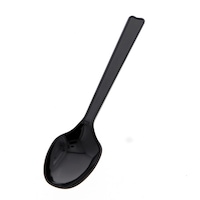 シモジマ HEIKO プラスチックスプーン 黒 16cm 単袋 100本入り