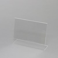 シモジマ HEIKO アクリルサインホルダー L字片面 A5 横