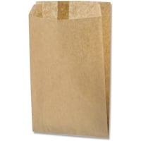 シモジマ HEIKO 食品袋 耐油ガゼットパック 未晒無地 小 100枚入り