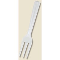 シモジマ HEIKO プラスチックフォーク 透明 12cm 単袋 100本入り