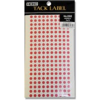 シモジマ HEIKO タックラベル φ5 No.262 ピンク 2000枚入り 007073057 1束(2000枚)