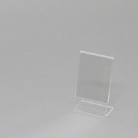 シモジマ HEIKO アクリルサインホルダー L字片面 名刺 縦