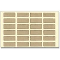 シモジマ HEIKO タックラベル 未晒 No.655 12×31 240枚入り 007062143 1束(240枚)