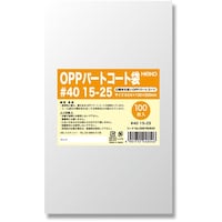 シモジマ HEIKO OPPパートコート袋 #40 1525 100枚入り 006760925 1束(100枚)