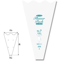 シモジマ シモジマ Nフラワーパック No.7 ウェーブタイプ 100枚入り 006762937 1袋(100枚)