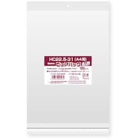 シモジマ スワン OPP袋 ピュアパック クリアヘッダー付 HC 22.531 (A4用) 100枚入り