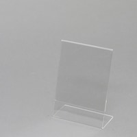 シモジマ HEIKO アクリルサインホルダー L字片面 A6 縦