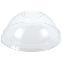 シモジマ HEIKO 透明カップ APET ドーム蓋 口径85mm用 C穴付き 50個入り